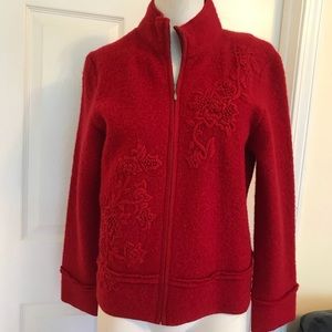 Coldwater Creek wool cardigan size medium